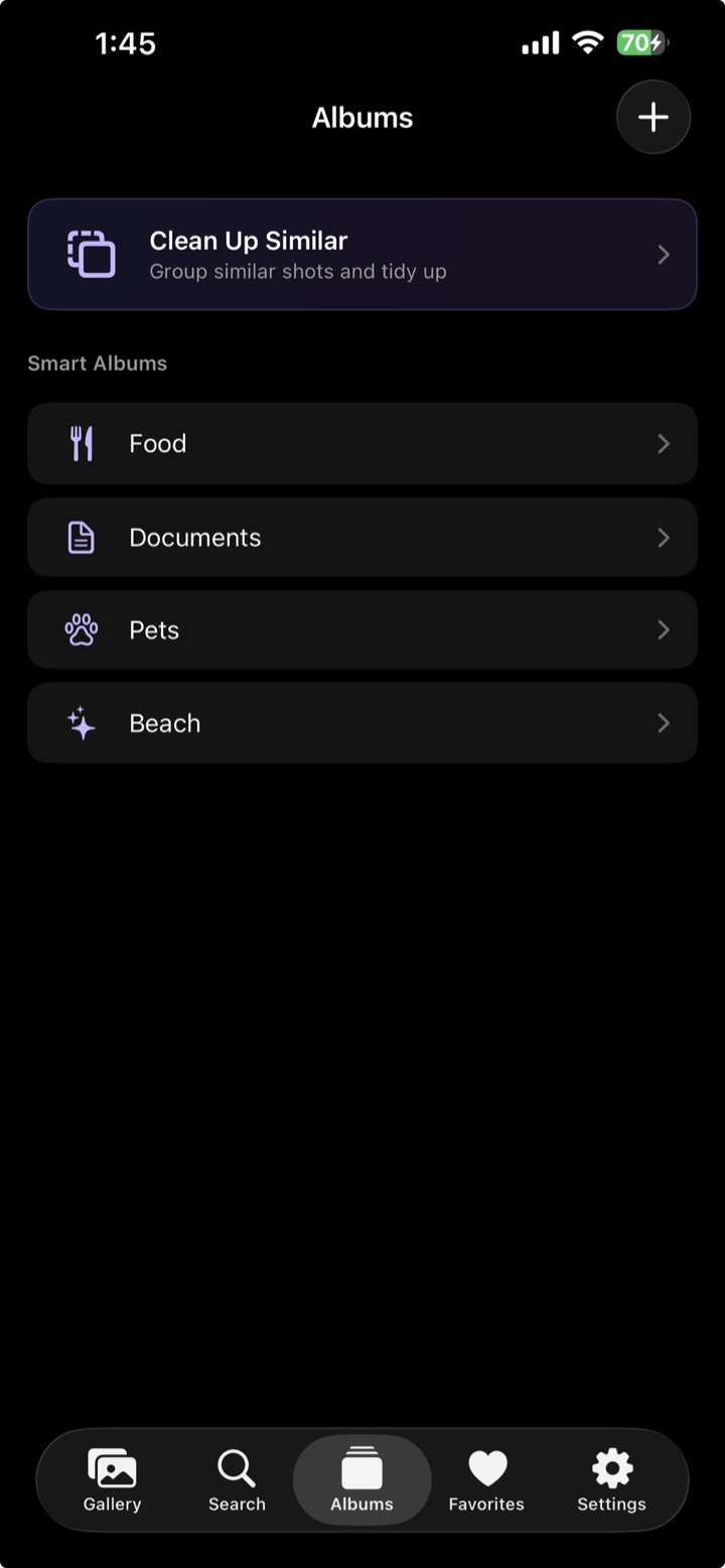 Smart Albums, automatically